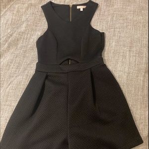 Black Cutout Romper (GB size M) POCKETS!!